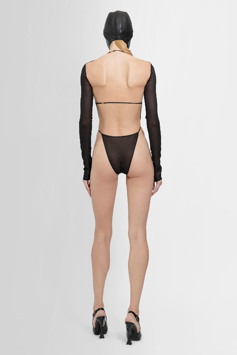 Antonioli SAINT LAURENT WOMAN BLACK BODYSUITS