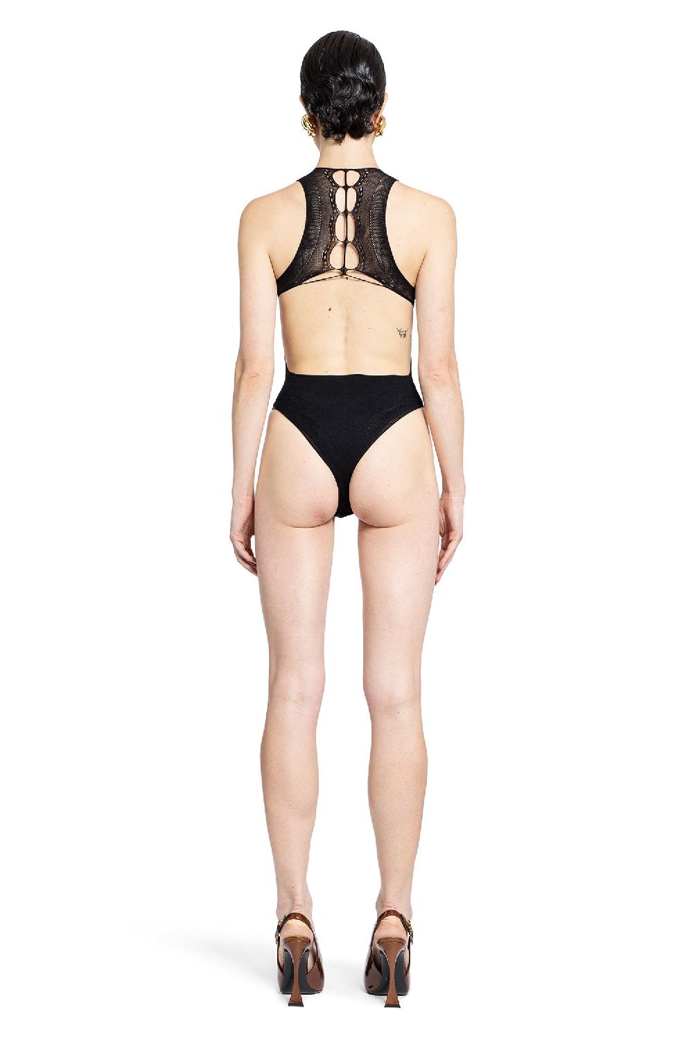 Antonioli SAINT LAURENT WOMAN BLACK BODYSUITS