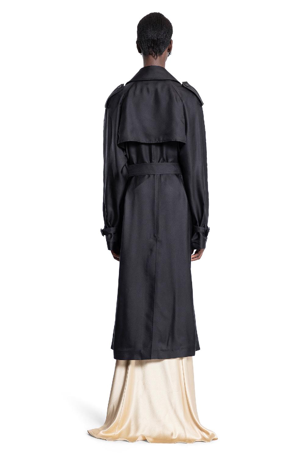 Antonioli SAINT LAURENT WOMAN BLACK COATS
