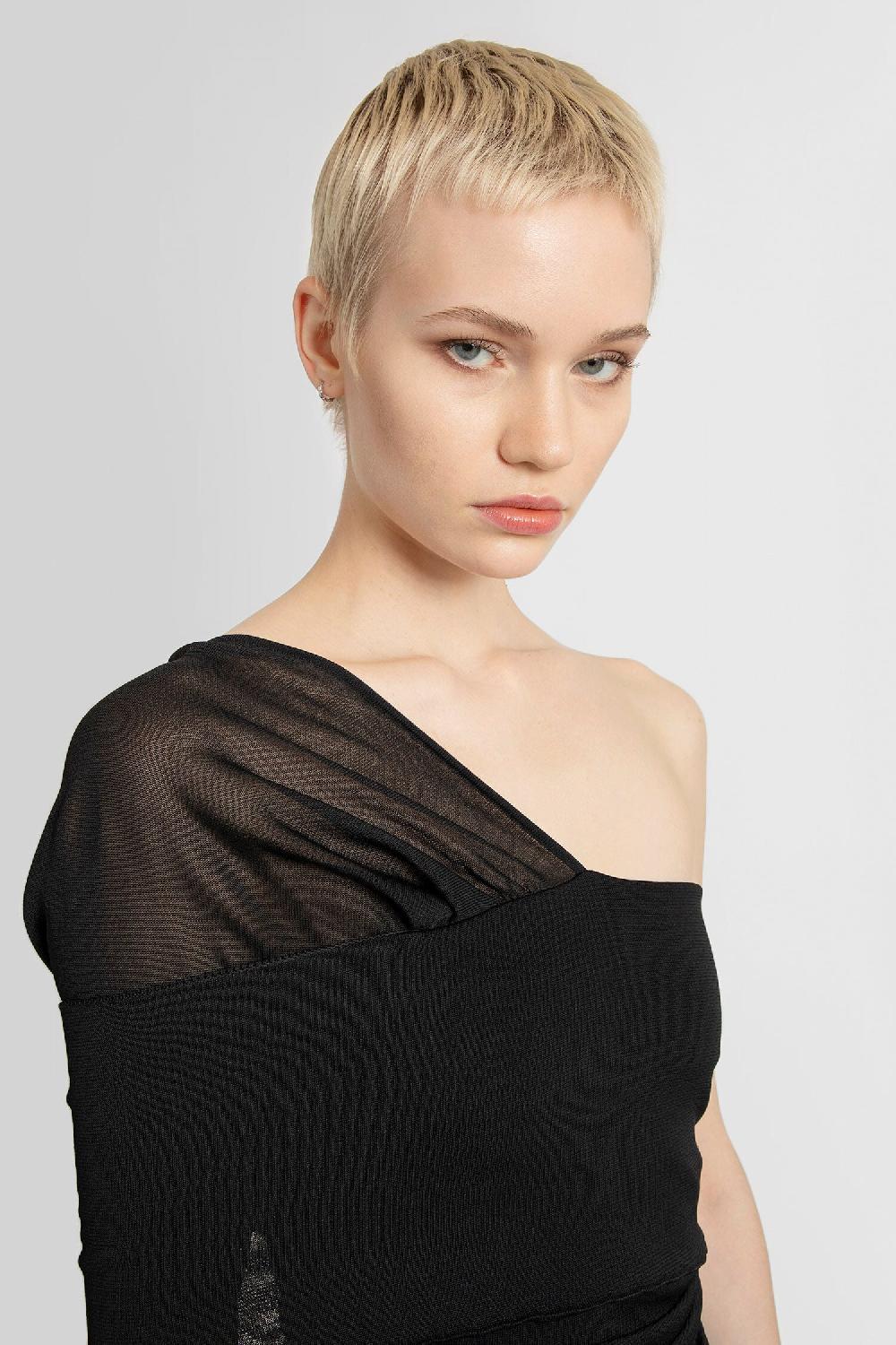 Antonioli SAINT LAURENT WOMAN BLACK DRESSES