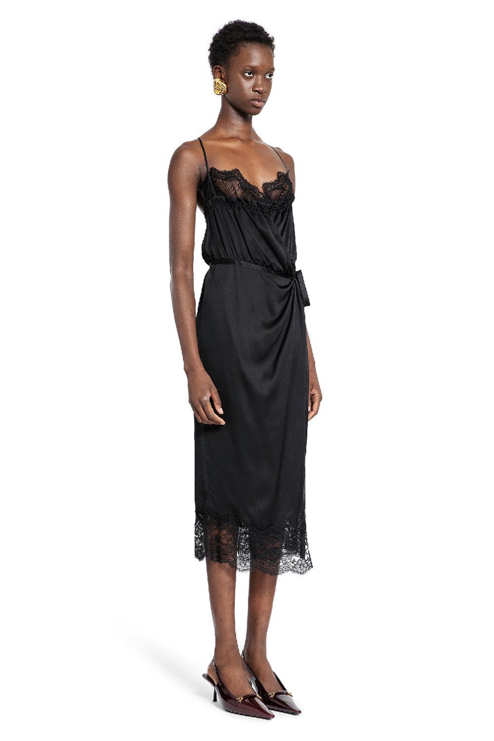 Antonioli SAINT LAURENT WOMAN BLACK DRESSES