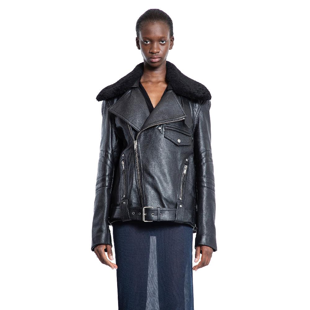 Antonioli SAINT LAURENT WOMAN BLACK JACKETS