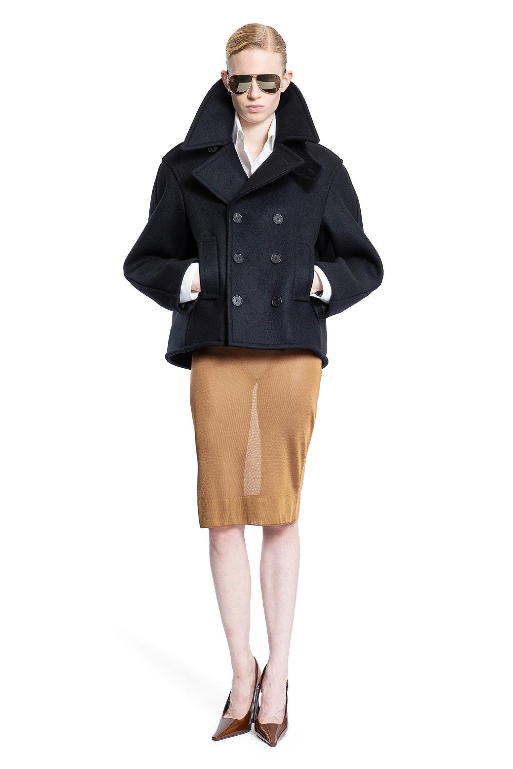 Antonioli SAINT LAURENT WOMAN BLACK JACKETS