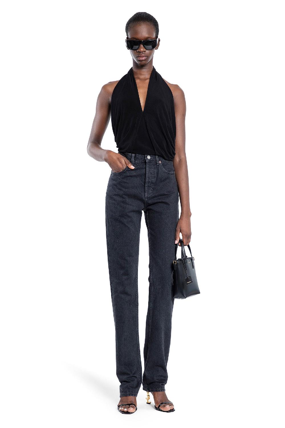 Antonioli SAINT LAURENT WOMAN BLACK JEANS