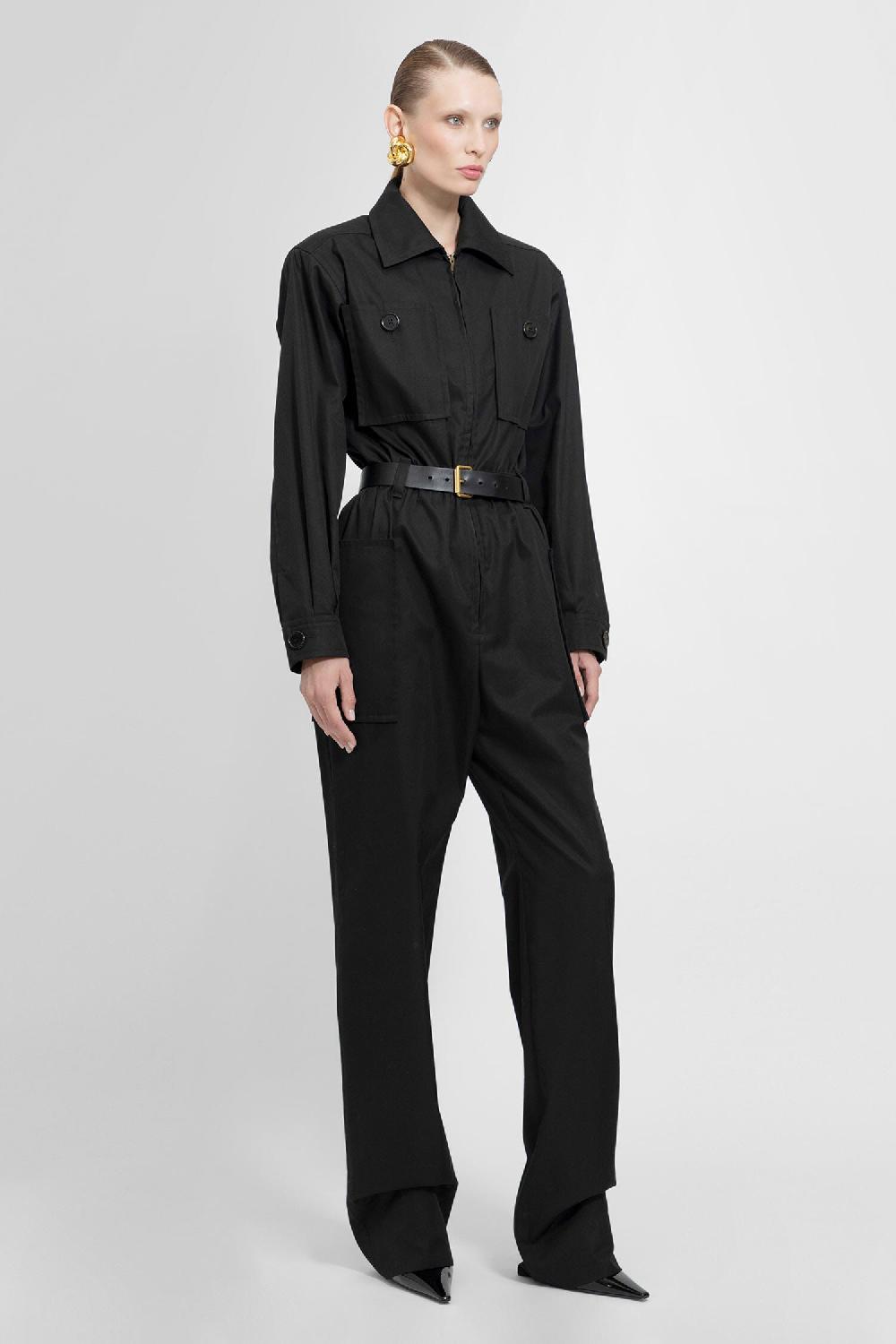 Antonioli SAINT LAURENT WOMAN BLACK JUMPSUITS