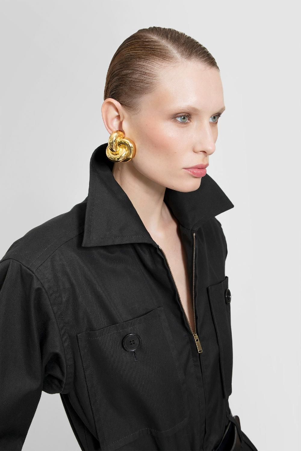 Antonioli SAINT LAURENT WOMAN BLACK JUMPSUITS