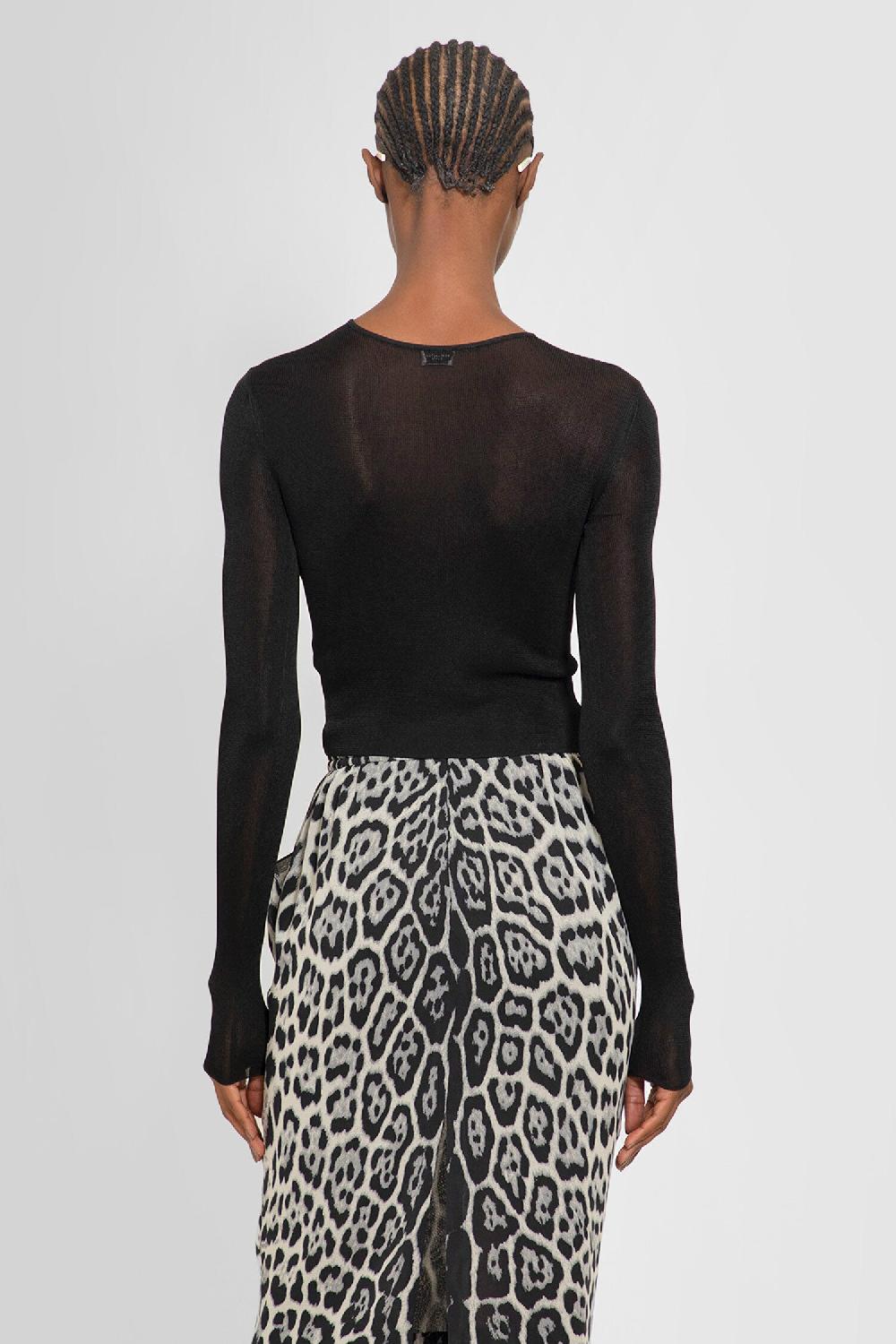 Antonioli SAINT LAURENT WOMAN BLACK KNITWEAR