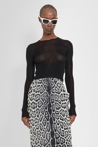 Antonioli SAINT LAURENT WOMAN BLACK KNITWEAR