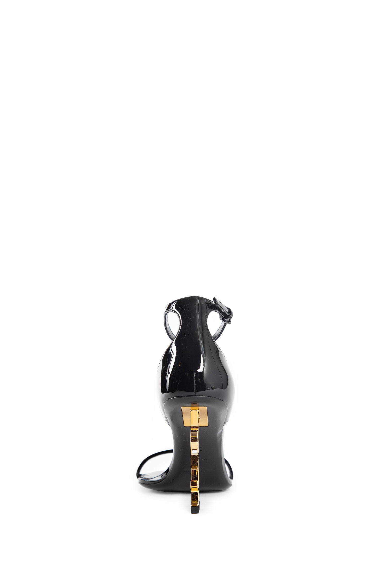 Antonioli SAINT LAURENT WOMAN BLACK SANDALS & SLIDES