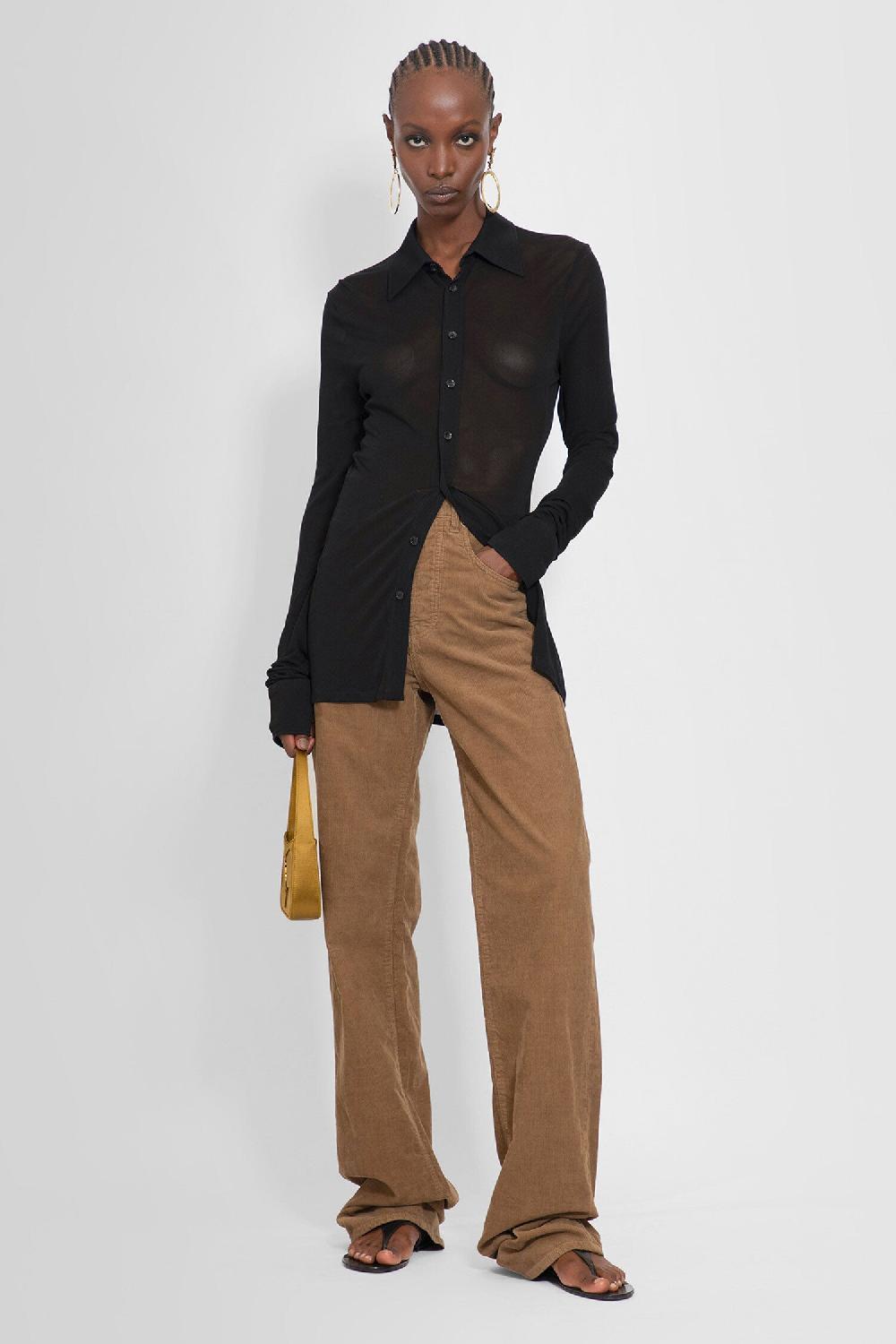 Antonioli SAINT LAURENT WOMAN BLACK SHIRTS