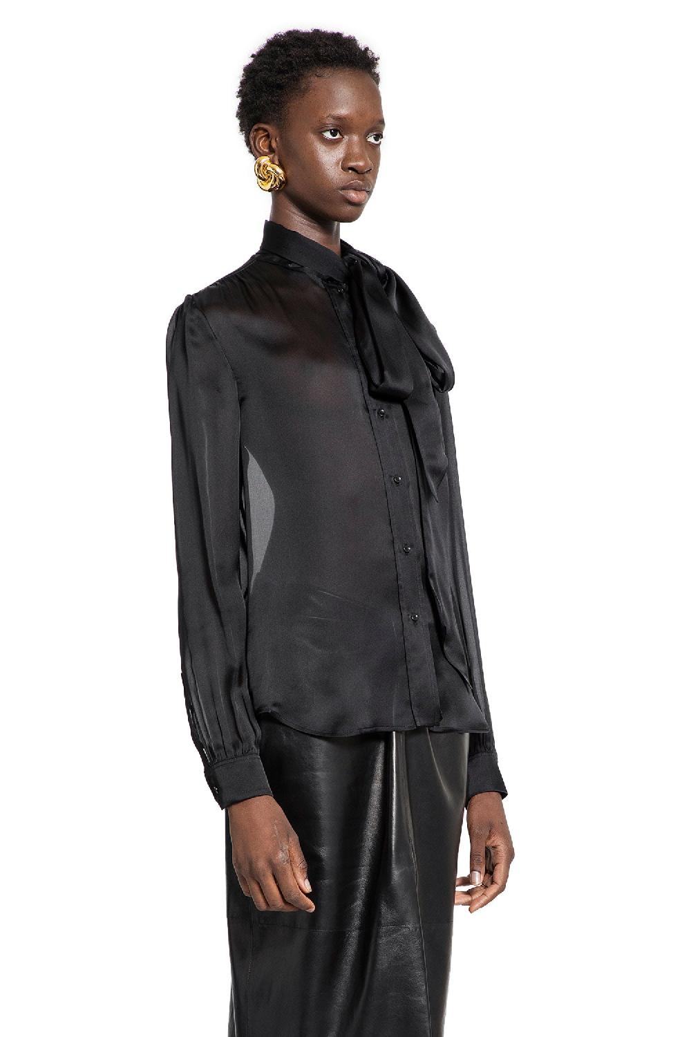 Antonioli SAINT LAURENT WOMAN BLACK SHIRTS