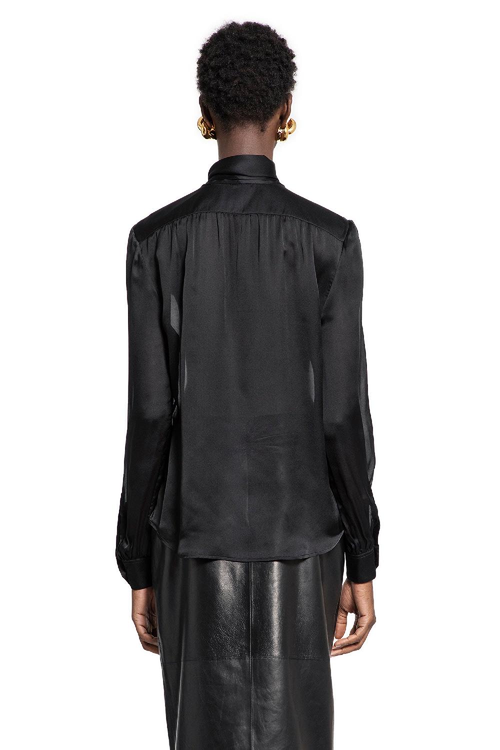 Antonioli SAINT LAURENT WOMAN BLACK SHIRTS