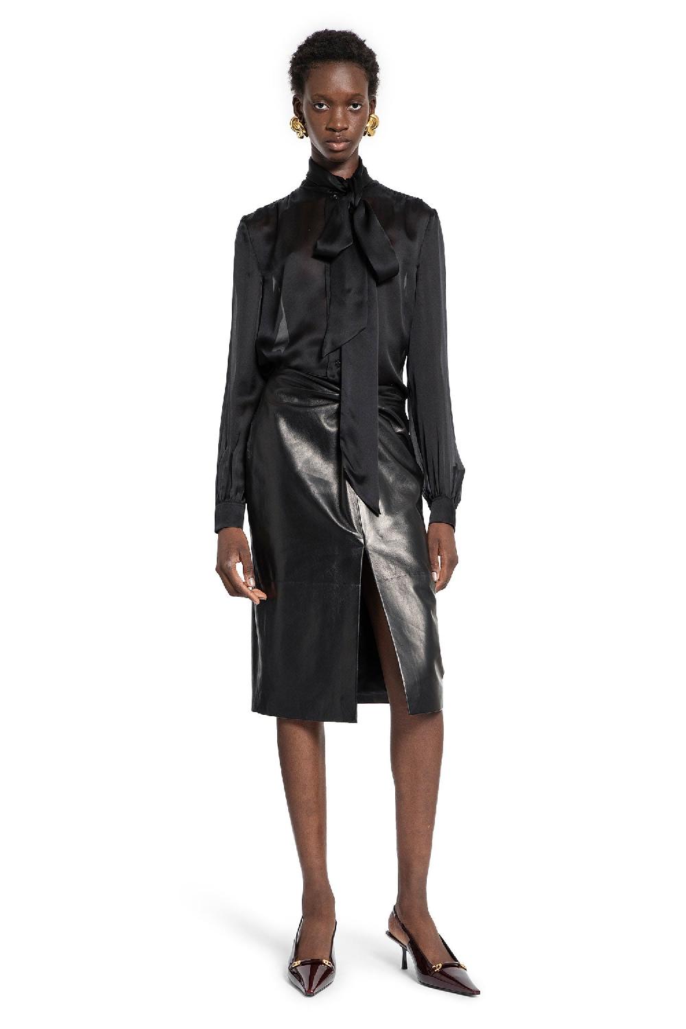Antonioli SAINT LAURENT WOMAN BLACK SHIRTS
