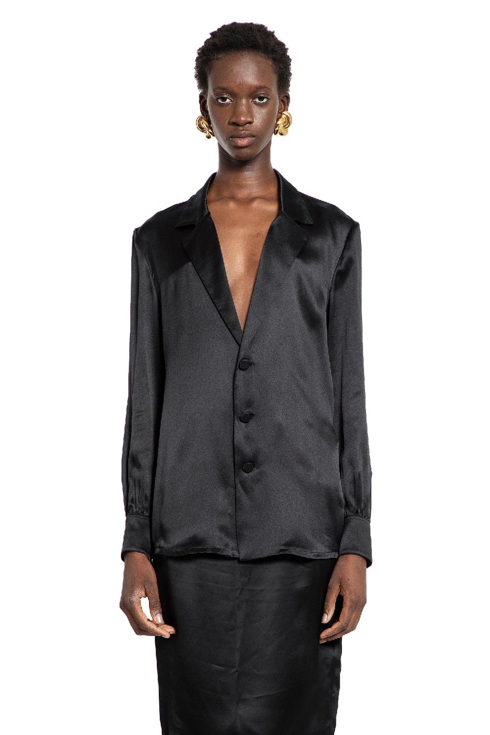 Antonioli SAINT LAURENT WOMAN BLACK SHIRTS