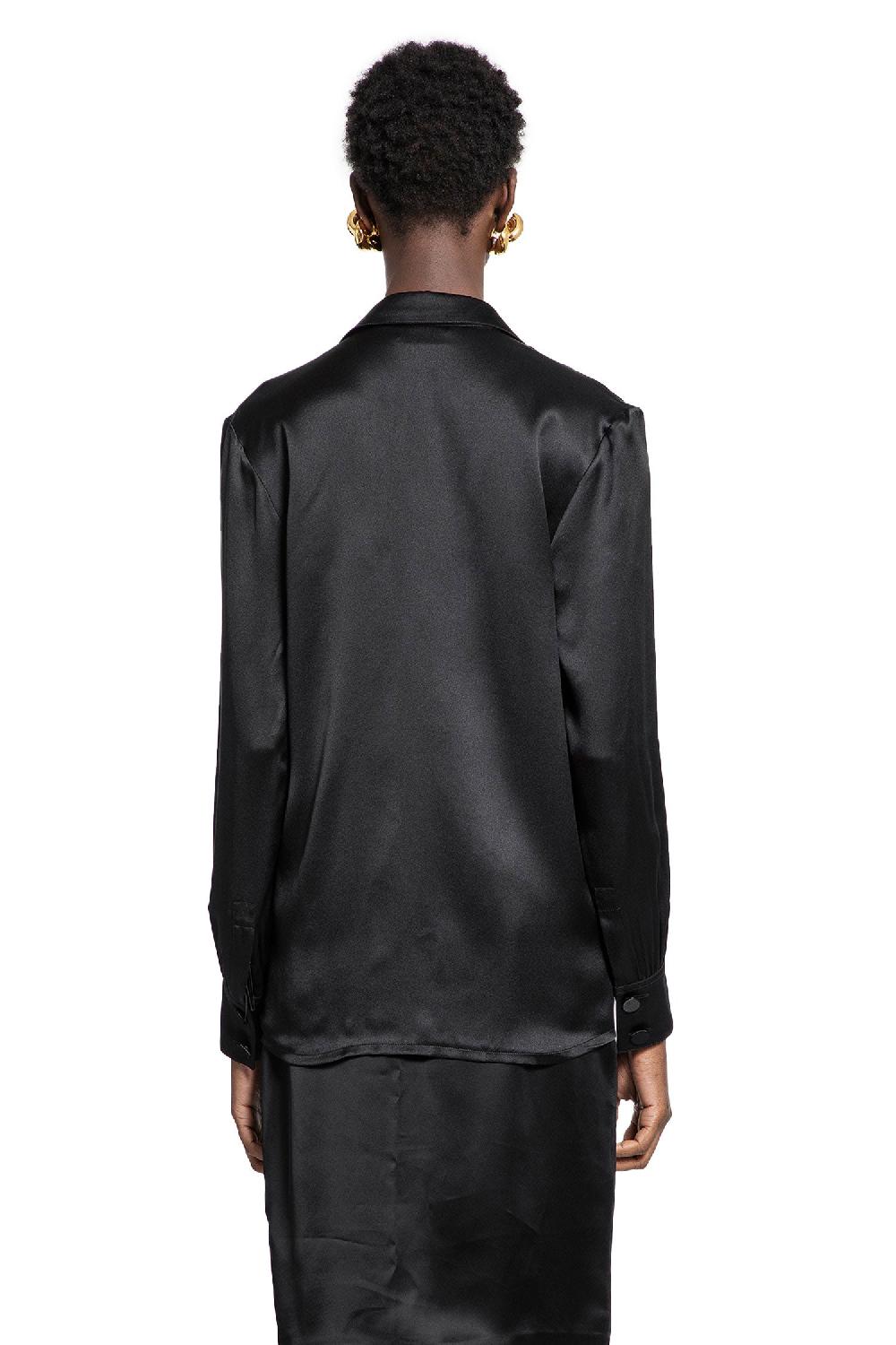 Antonioli SAINT LAURENT WOMAN BLACK SHIRTS