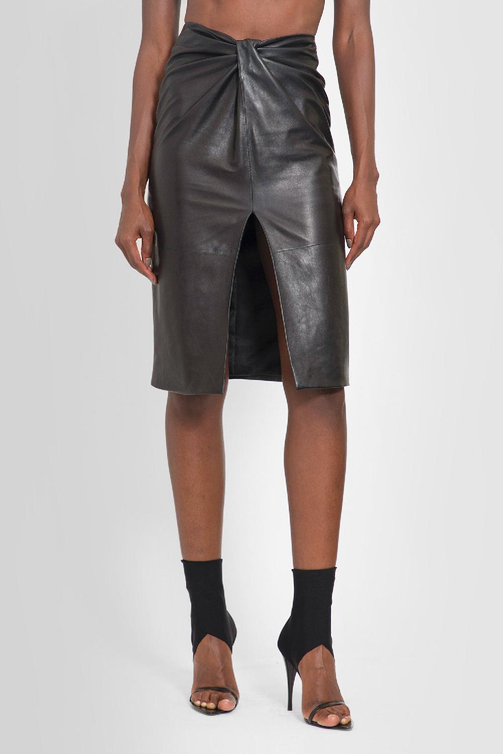 Antonioli SAINT LAURENT WOMAN BLACK SKIRTS