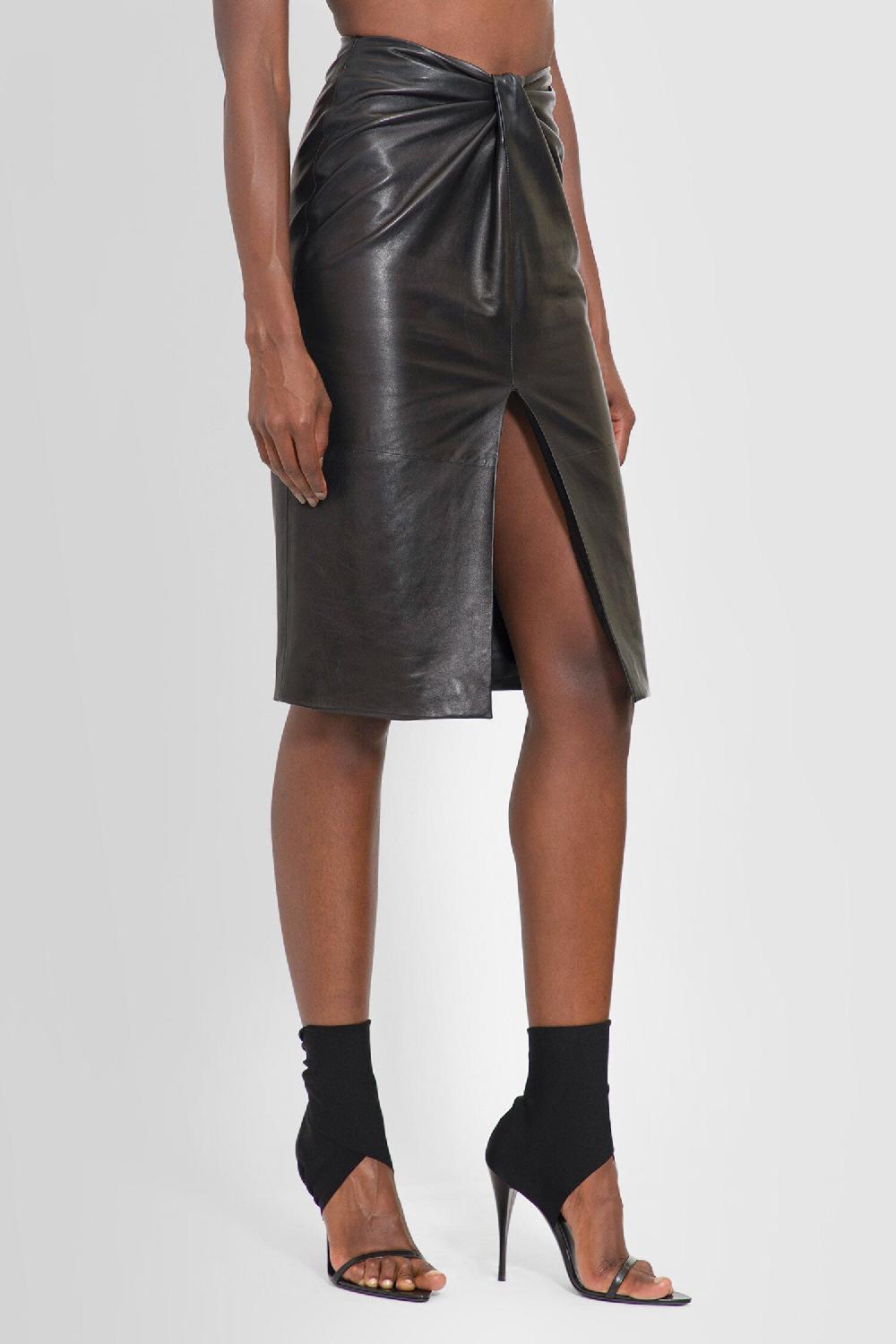 Antonioli SAINT LAURENT WOMAN BLACK SKIRTS