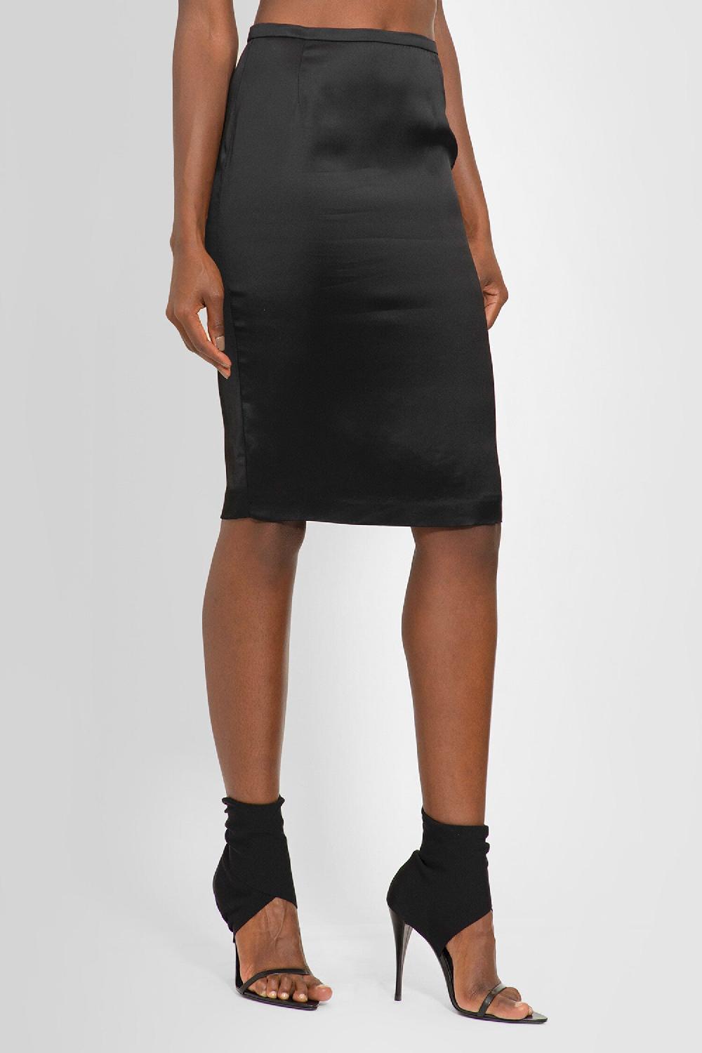Antonioli SAINT LAURENT WOMAN BLACK SKIRTS