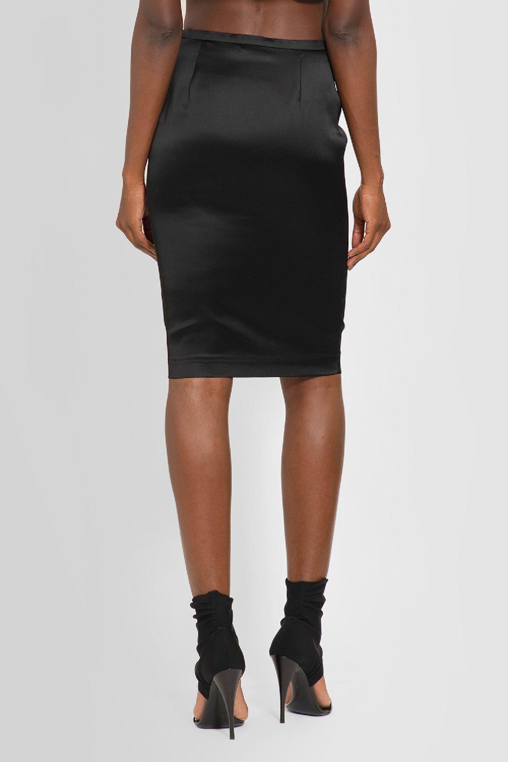 Antonioli SAINT LAURENT WOMAN BLACK SKIRTS