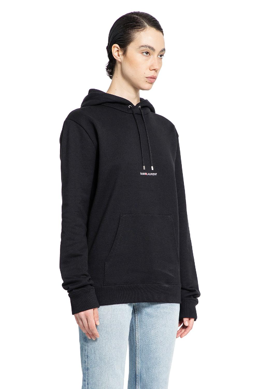 Antonioli SAINT LAURENT WOMAN BLACK SWEATSHIRTS