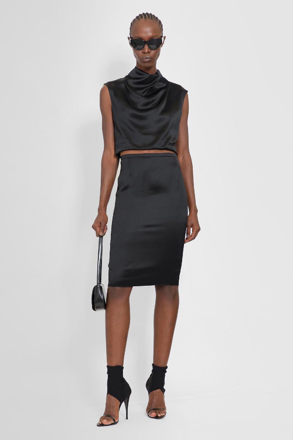 Antonioli SAINT LAURENT WOMAN BLACK TOPS