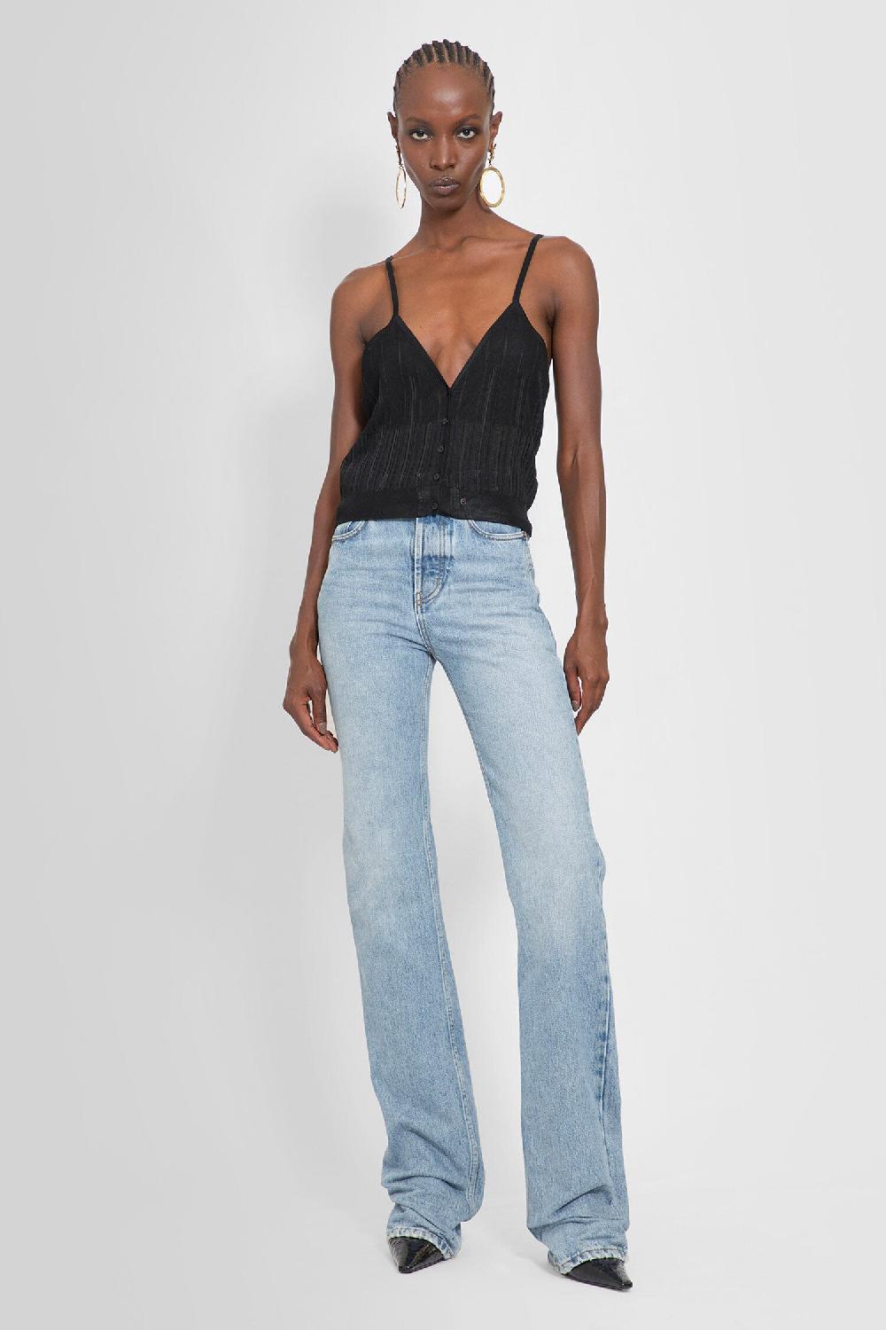 Antonioli SAINT LAURENT WOMAN BLACK TOPS
