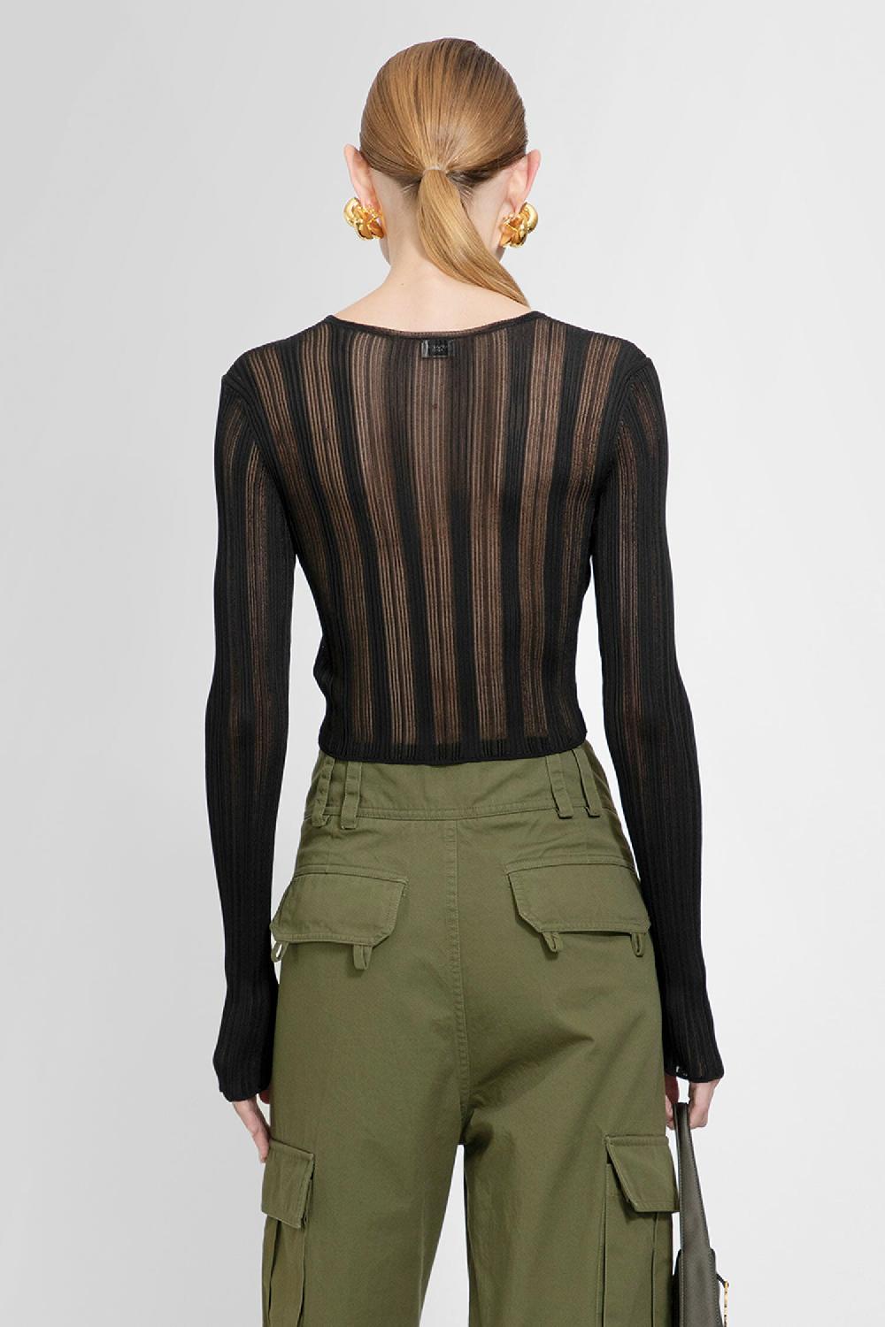 Antonioli SAINT LAURENT WOMAN BLACK TOPS