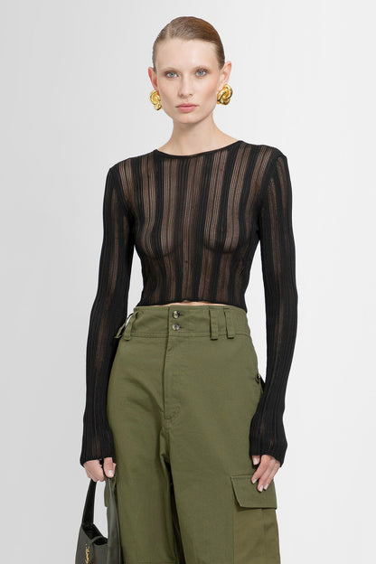Antonioli SAINT LAURENT WOMAN BLACK TOPS