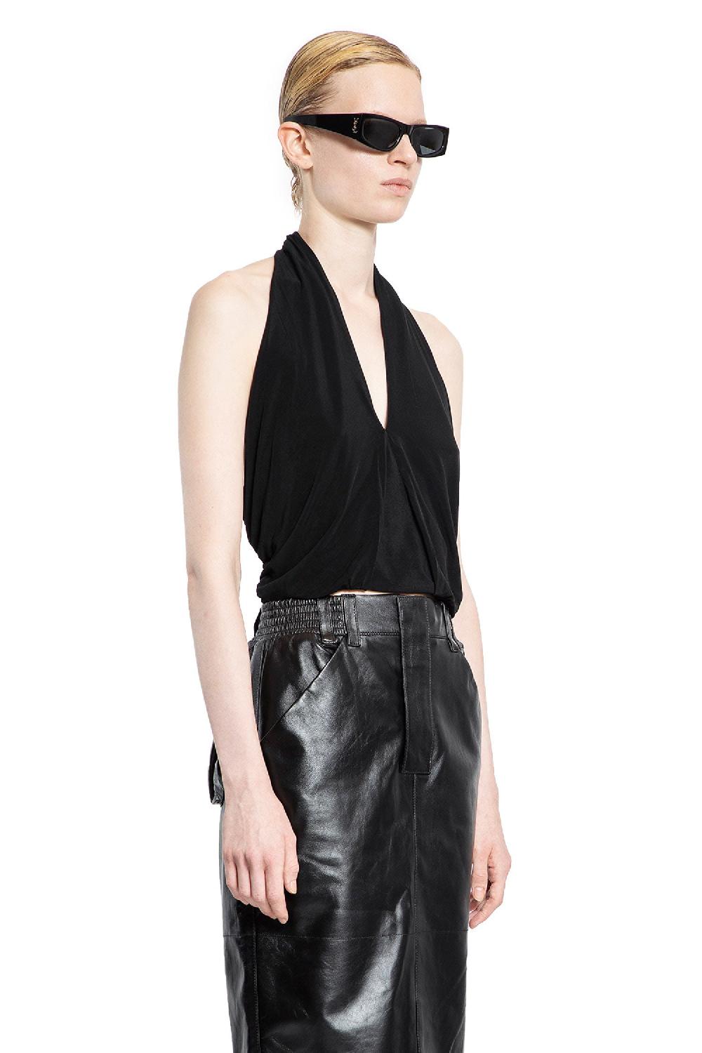 Antonioli SAINT LAURENT WOMAN BLACK TOPS