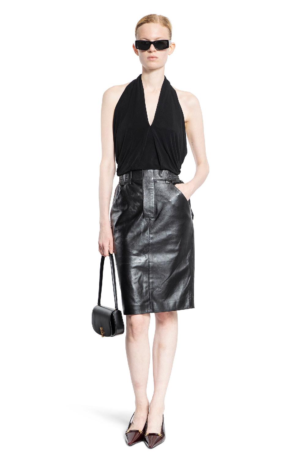 Antonioli SAINT LAURENT WOMAN BLACK TOPS