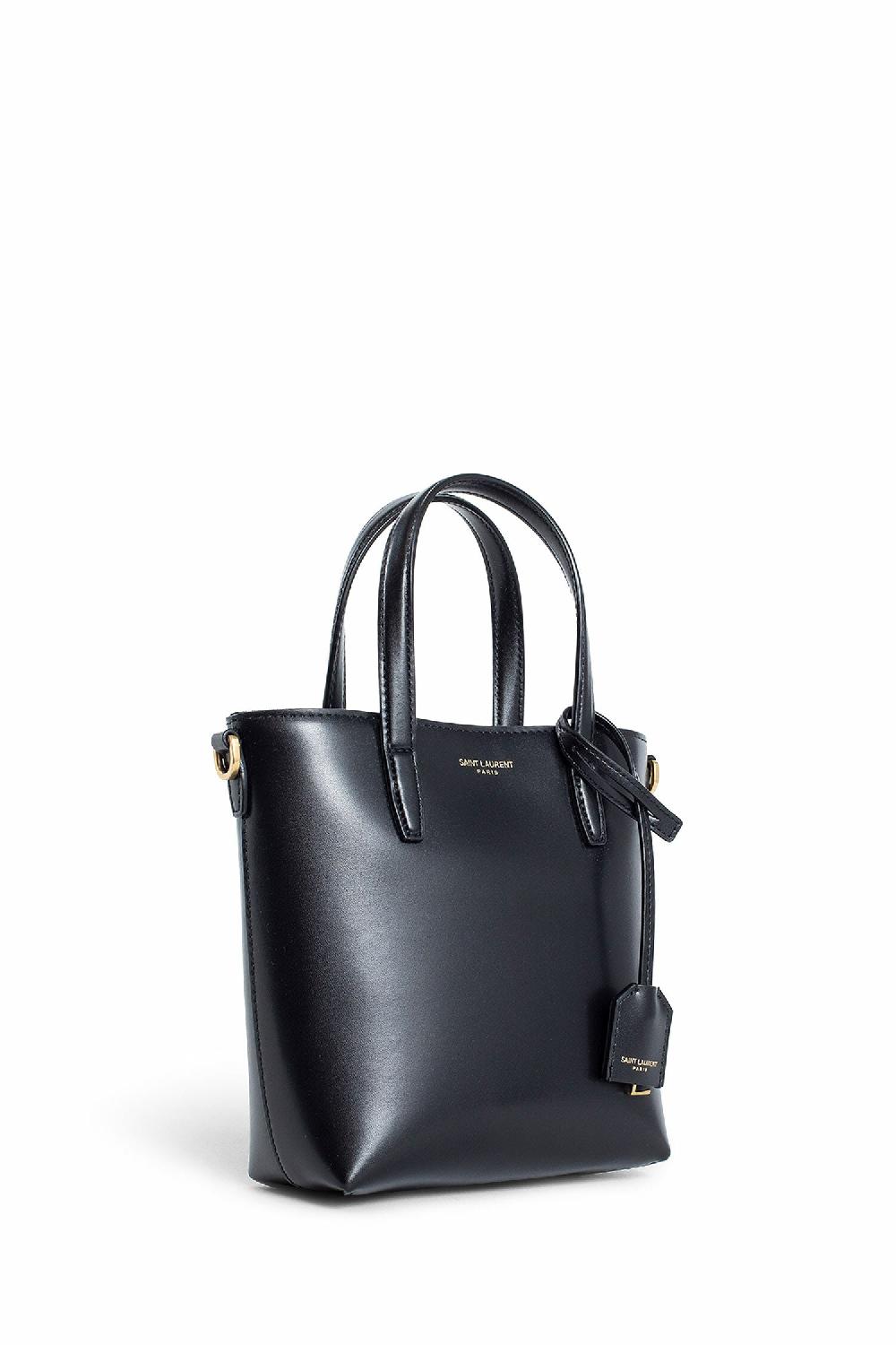 Antonioli SAINT LAURENT WOMAN BLACK TOTE BAGS