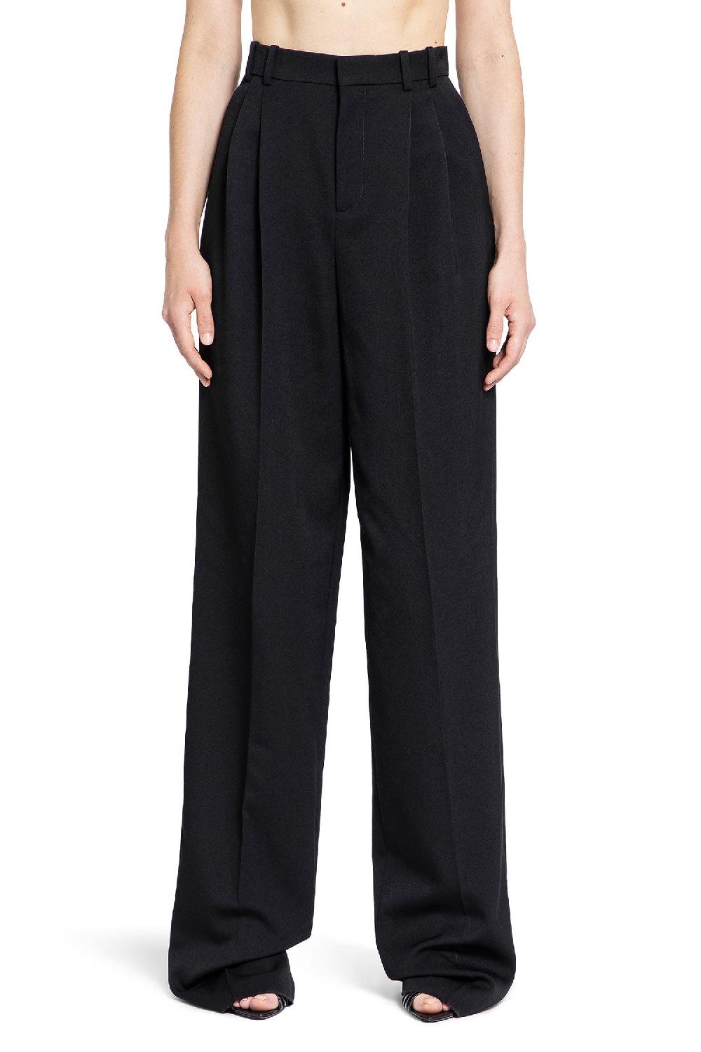 Antonioli SAINT LAURENT WOMAN BLACK TROUSERS