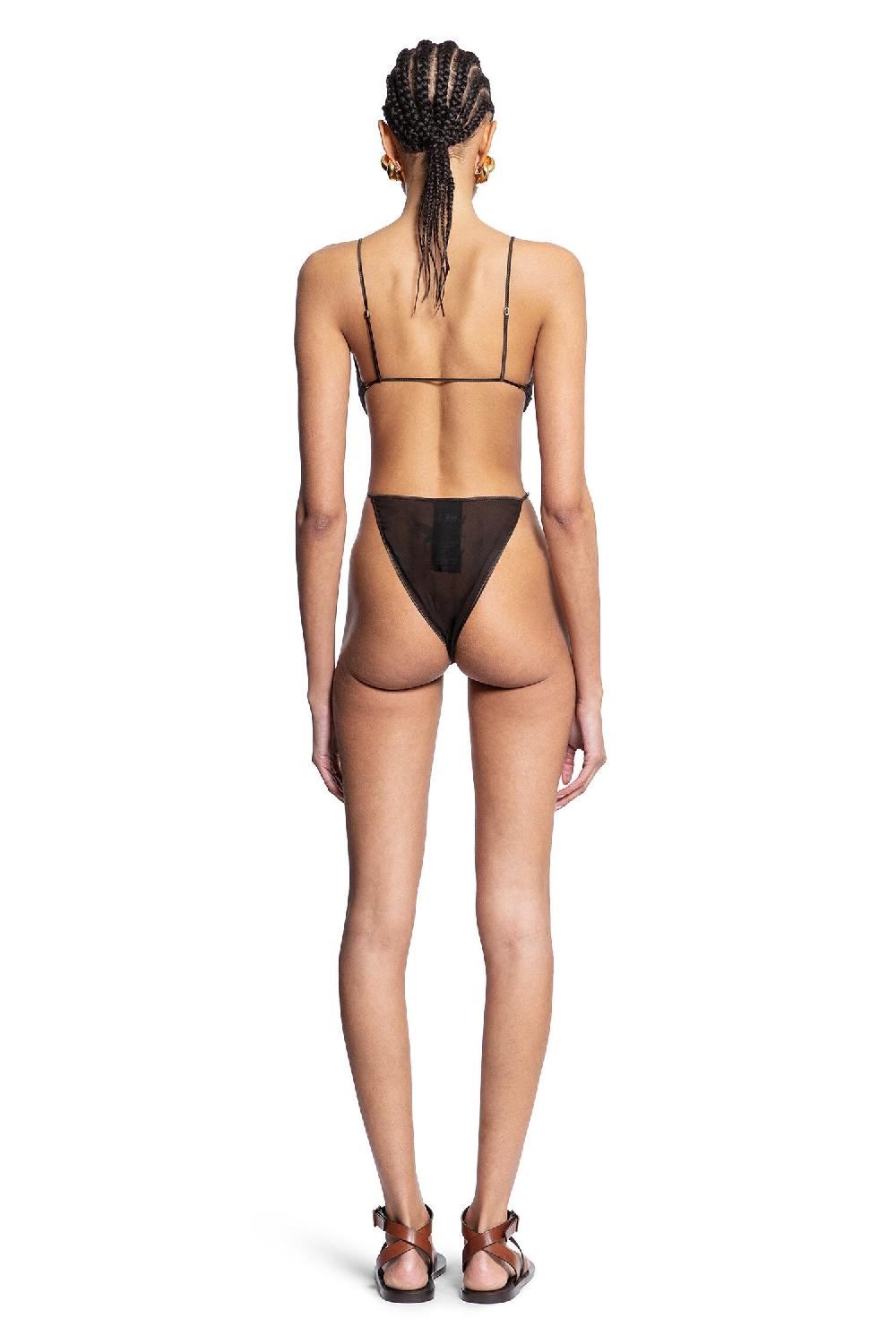 Antonioli SAINT LAURENT WOMAN BROWN BODYSUITS