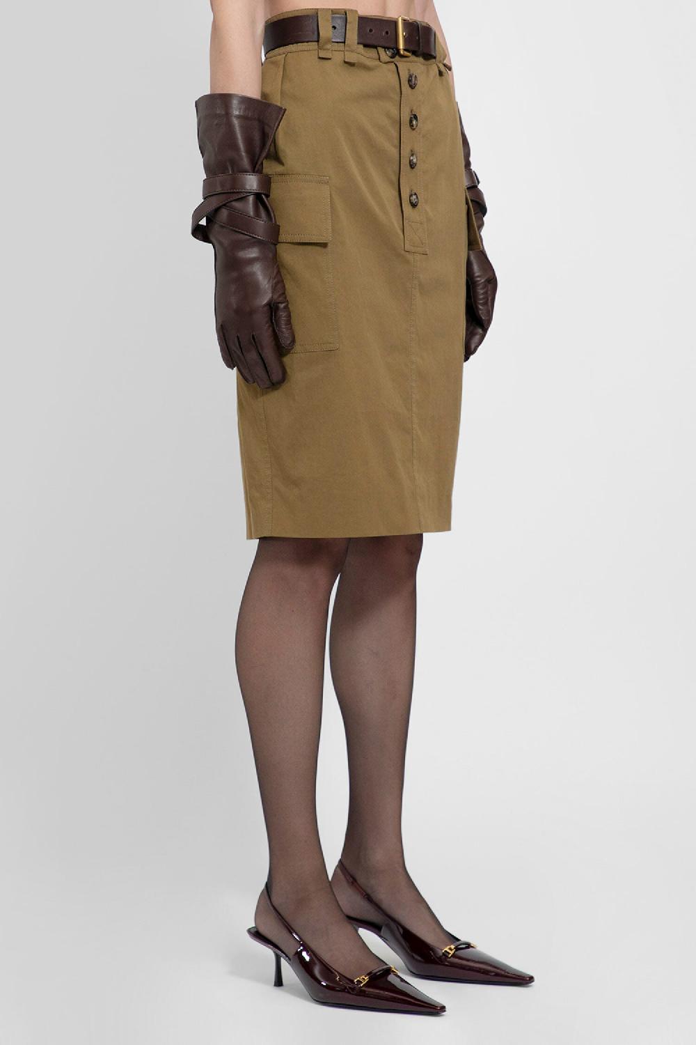 Antonioli SAINT LAURENT WOMAN BROWN SKIRTS