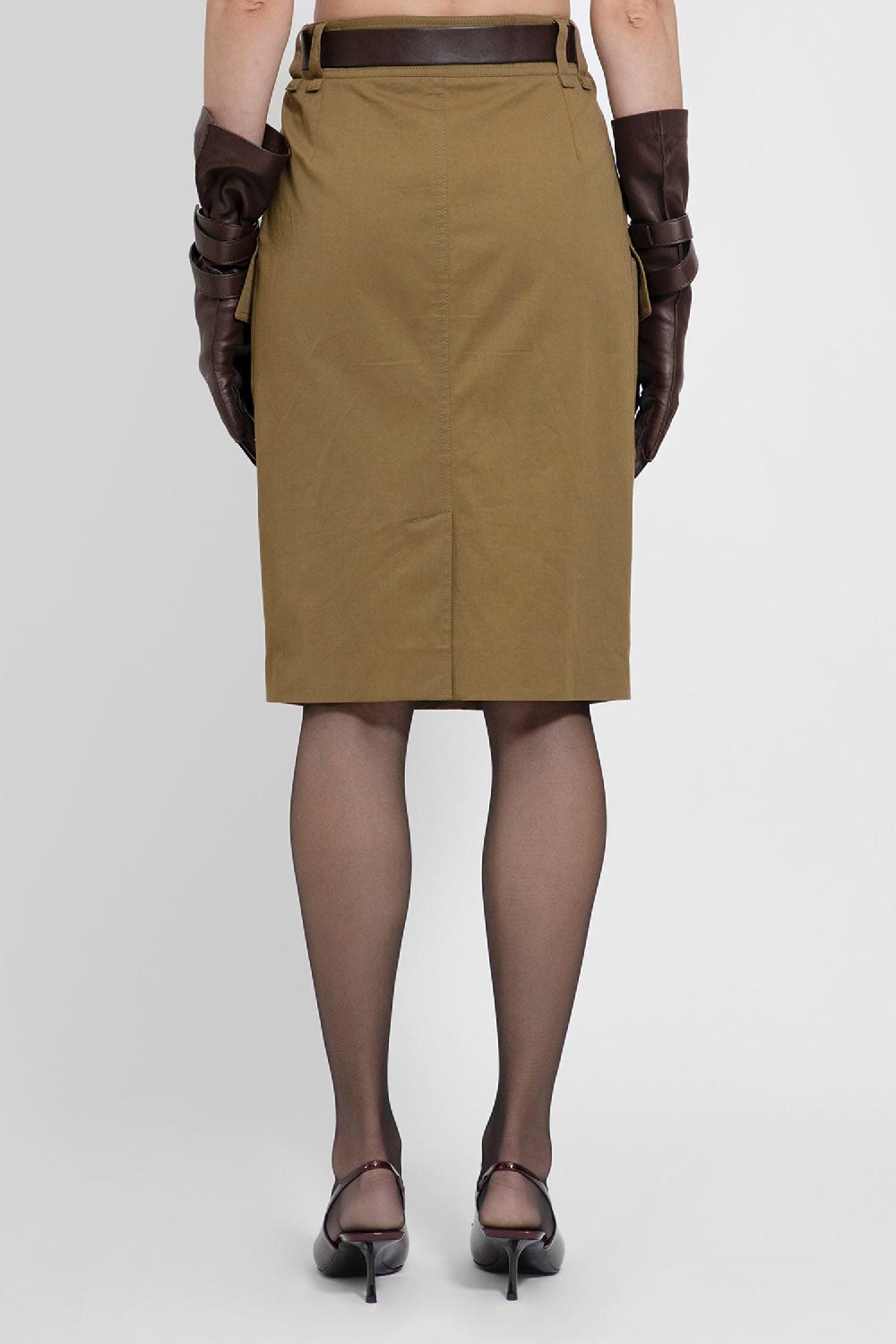 Antonioli SAINT LAURENT WOMAN BROWN SKIRTS