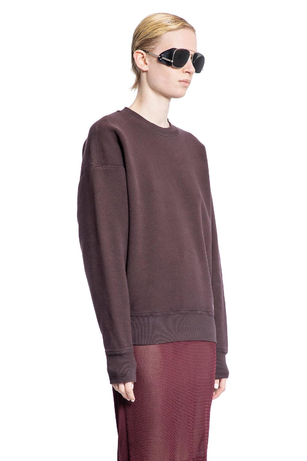 Antonioli SAINT LAURENT WOMAN BROWN SWEATSHIRTS