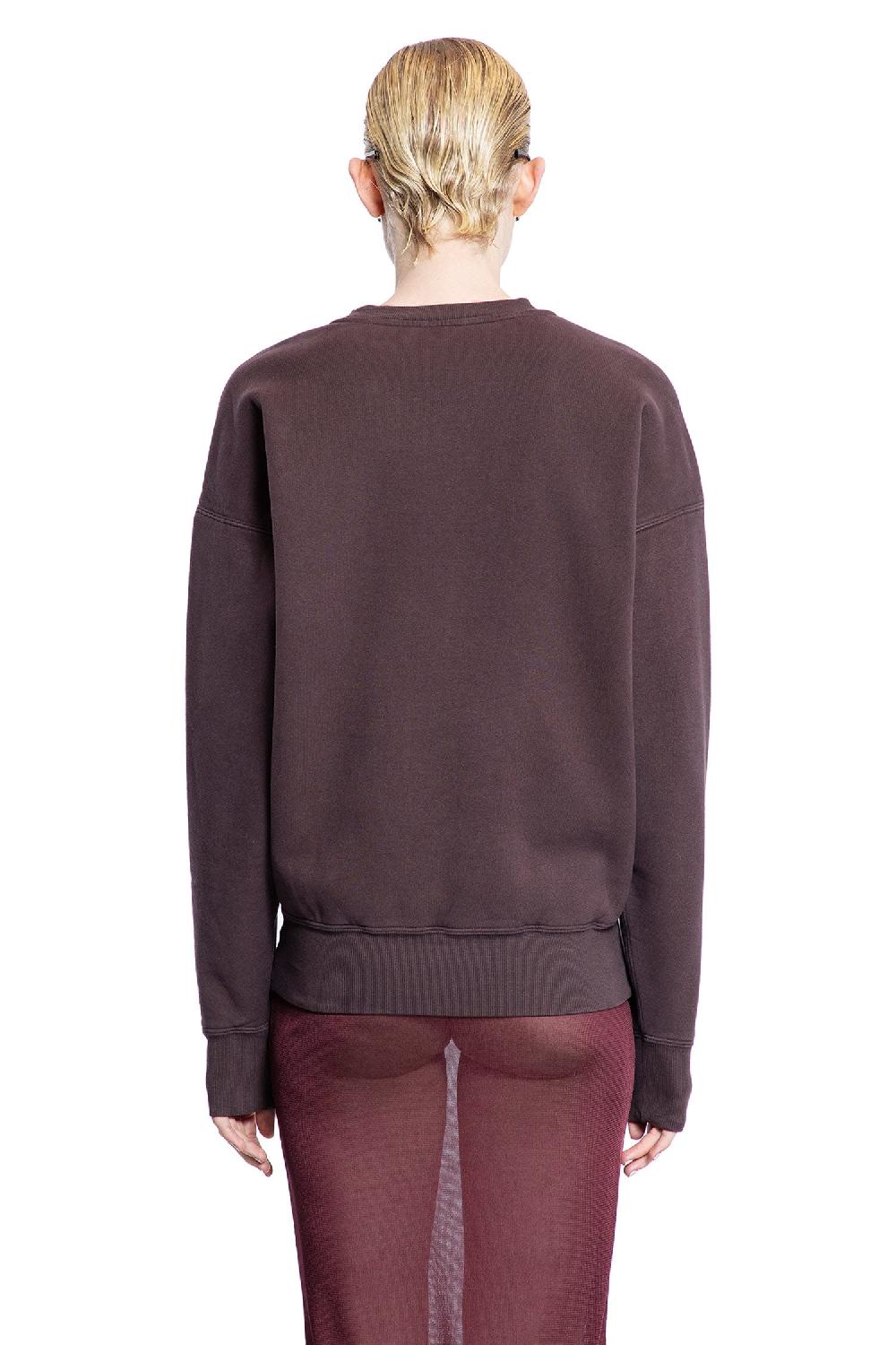 Antonioli SAINT LAURENT WOMAN BROWN SWEATSHIRTS