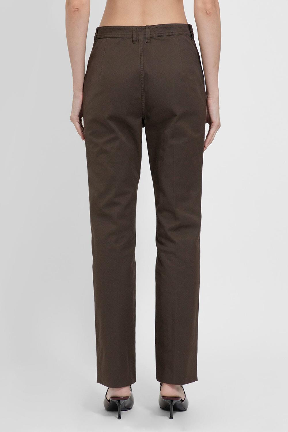 Antonioli SAINT LAURENT WOMAN BROWN TROUSERS