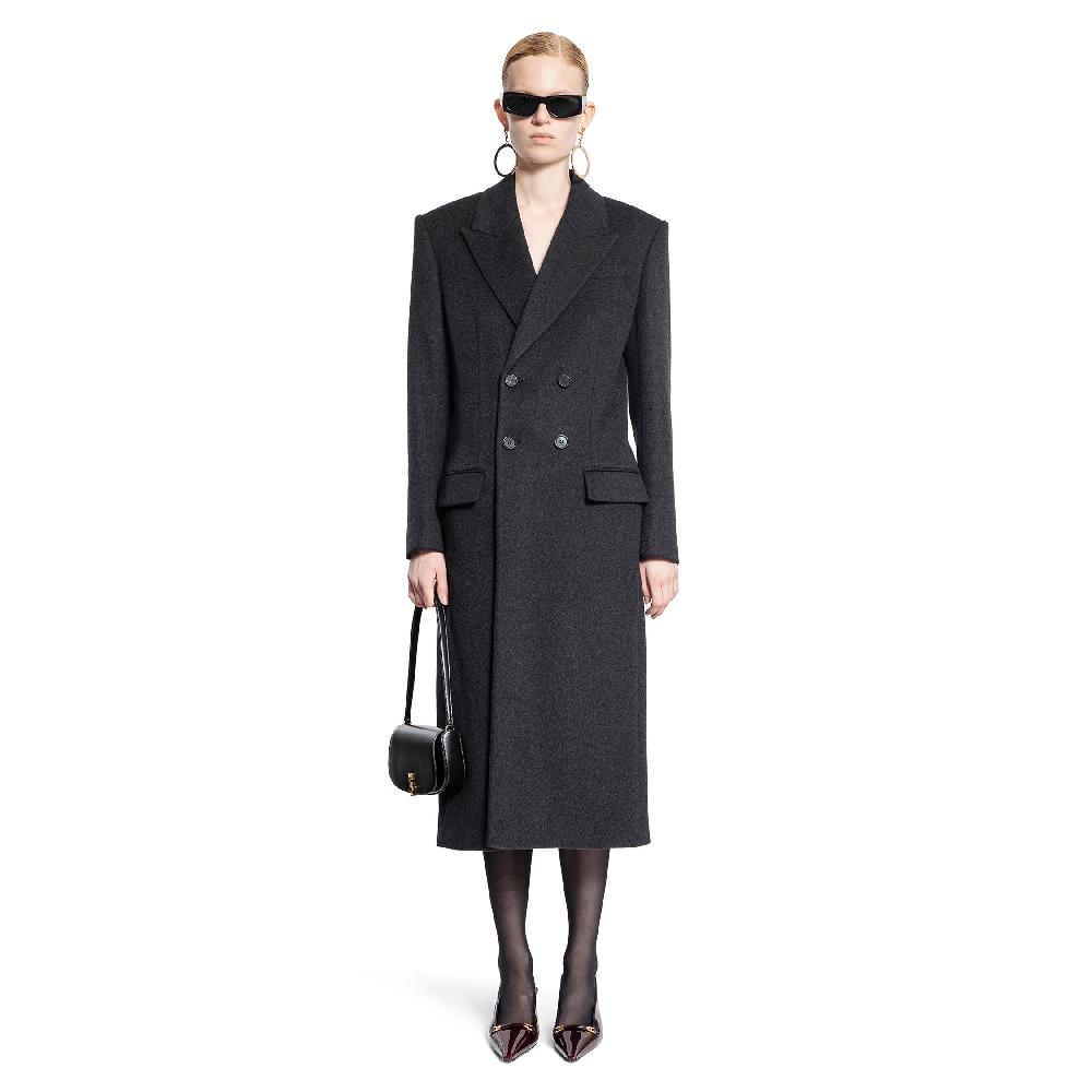 Antonioli SAINT LAURENT WOMAN GREY COATS