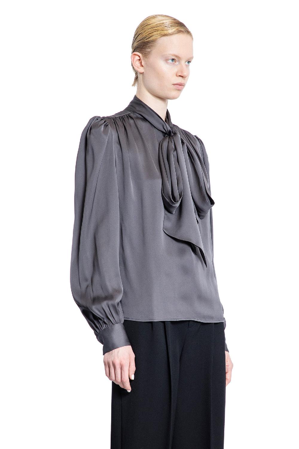 Antonioli SAINT LAURENT WOMAN GREY SHIRTS