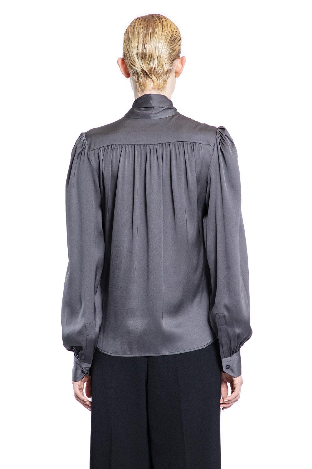 Antonioli SAINT LAURENT WOMAN GREY SHIRTS