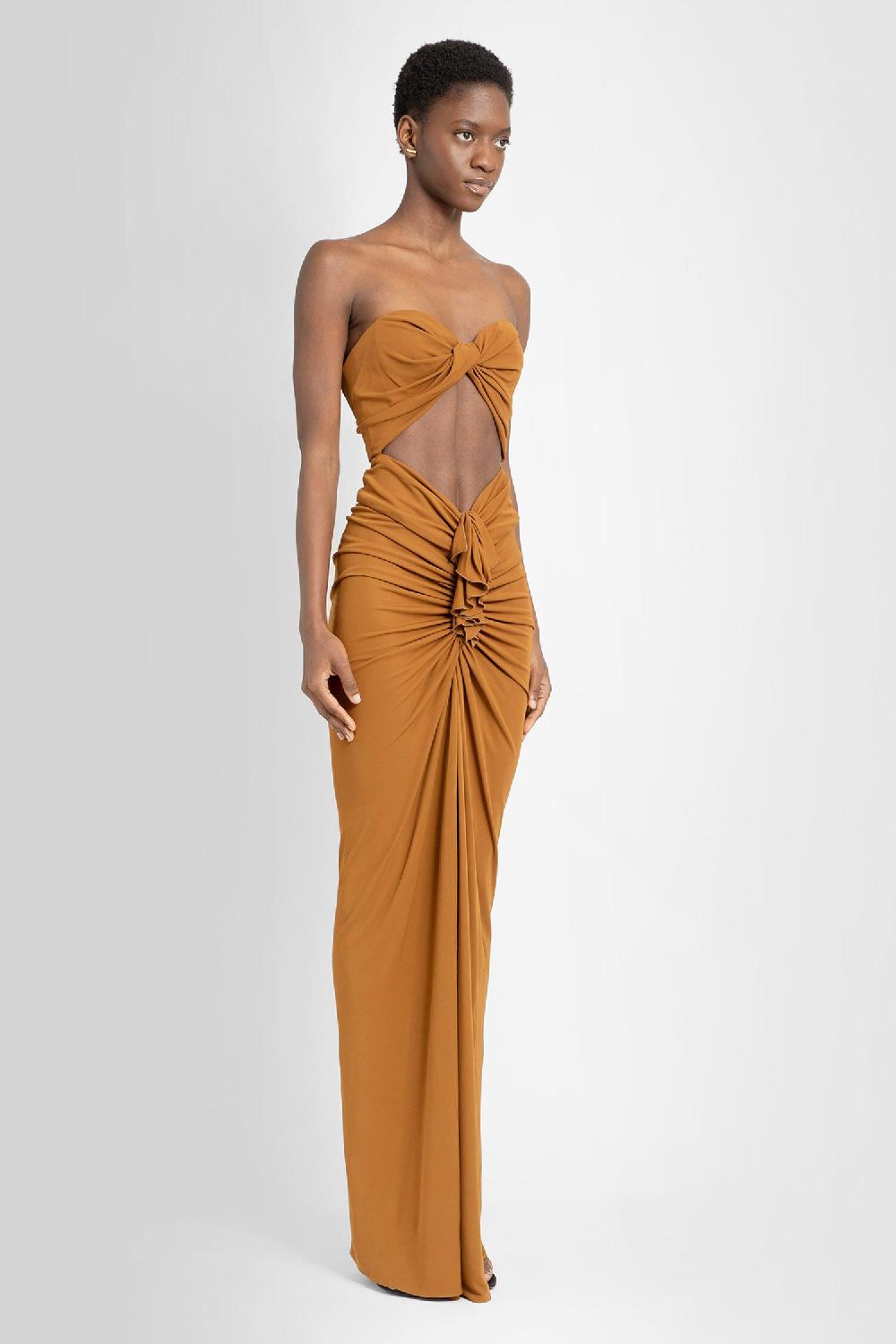 Antonioli SAINT LAURENT WOMAN ORANGE DRESSES