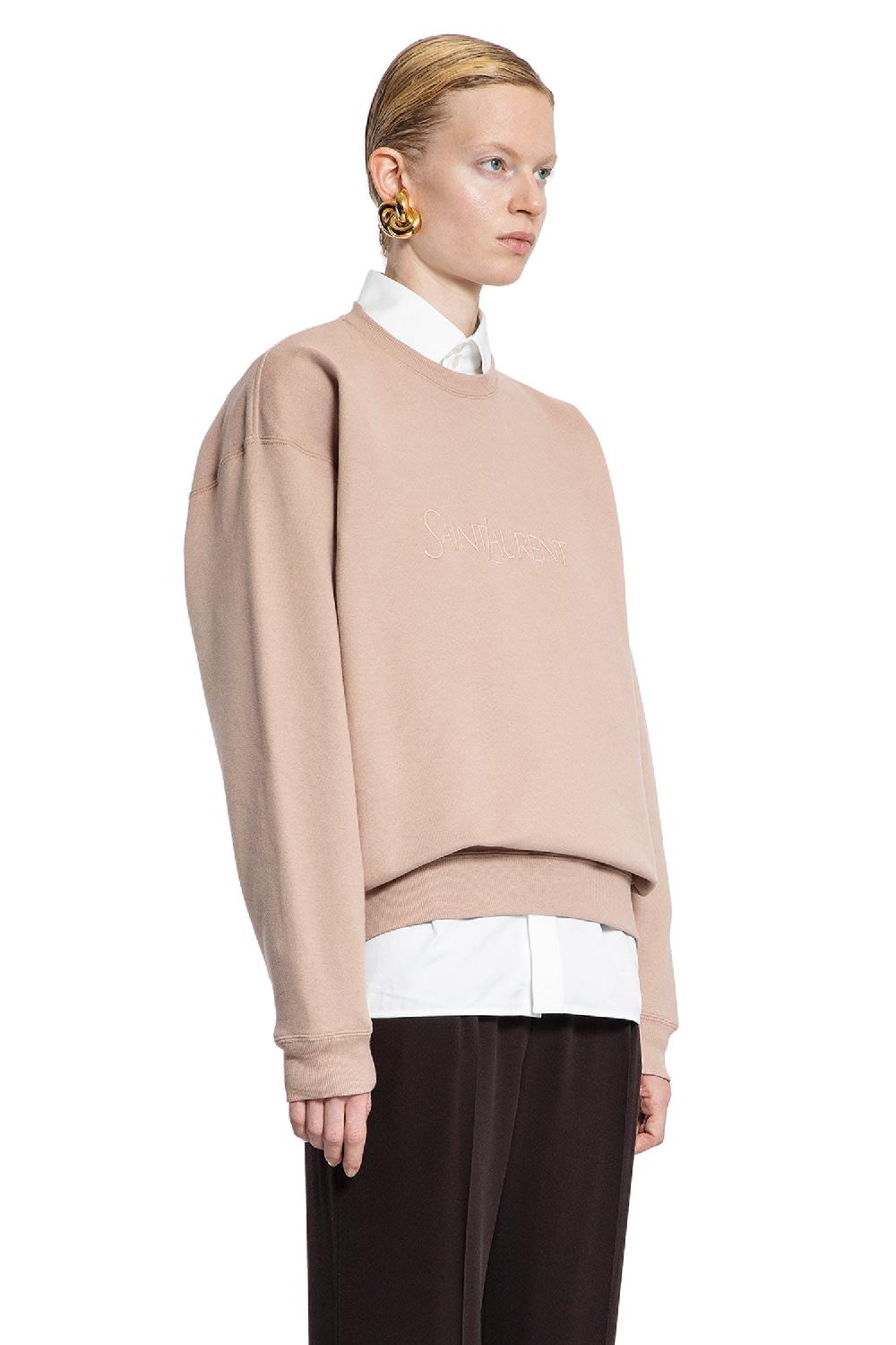 Antonioli SAINT LAURENT WOMAN PINK SWEATSHIRTS