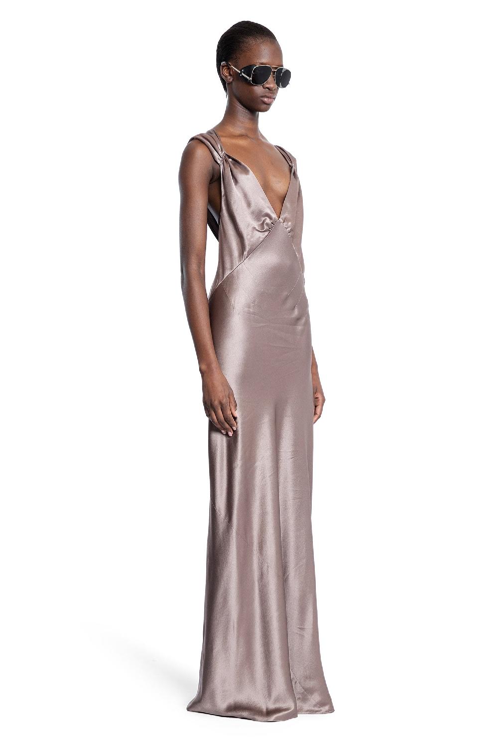 Antonioli SAINT LAURENT WOMAN PURPLE DRESSES