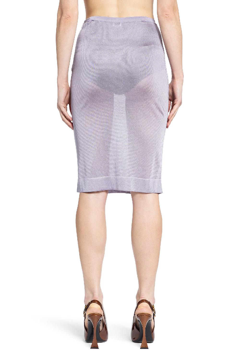 Antonioli SAINT LAURENT WOMAN PURPLE SKIRTS