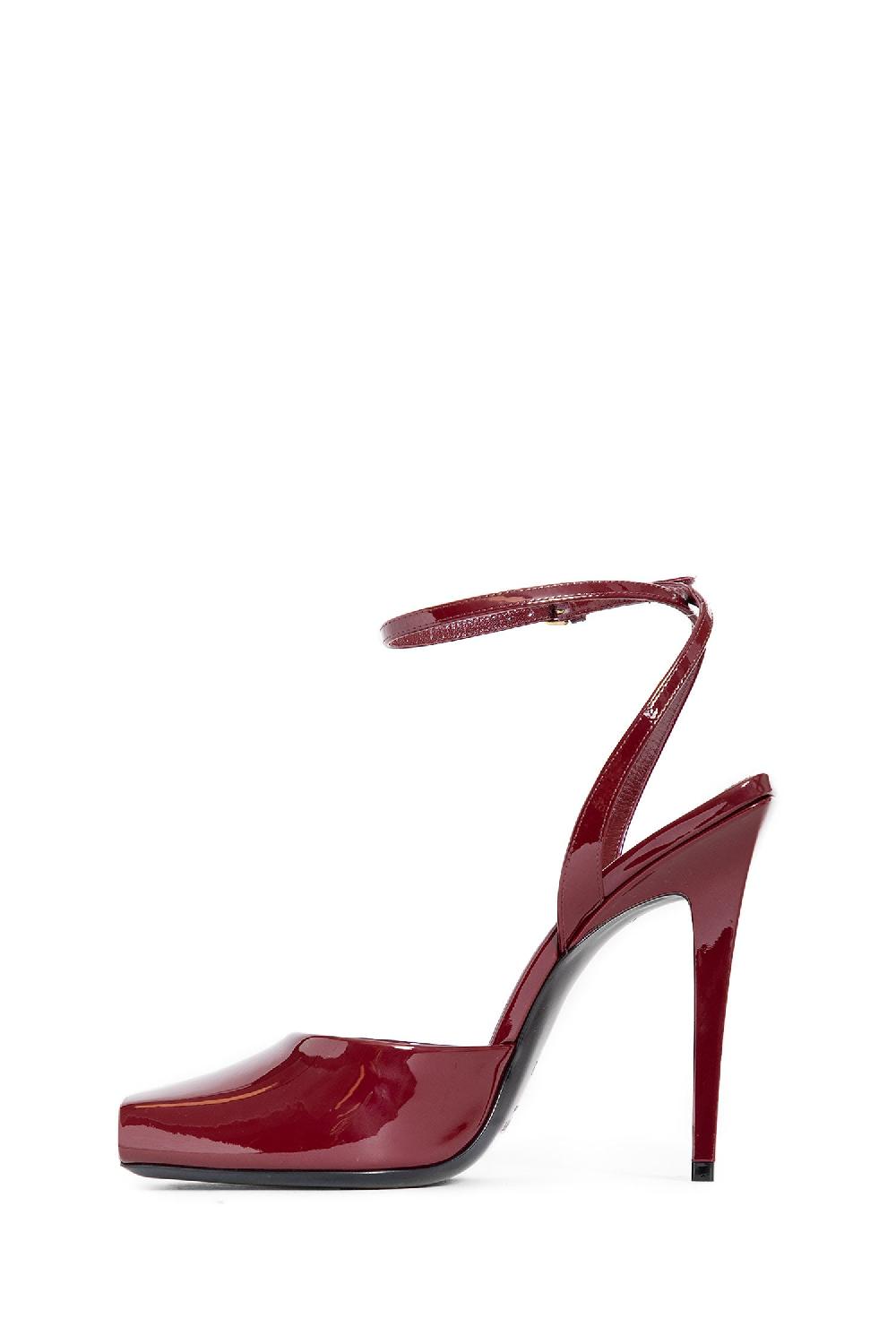 Antonioli SAINT LAURENT WOMAN RED SANDALS & SLIDES