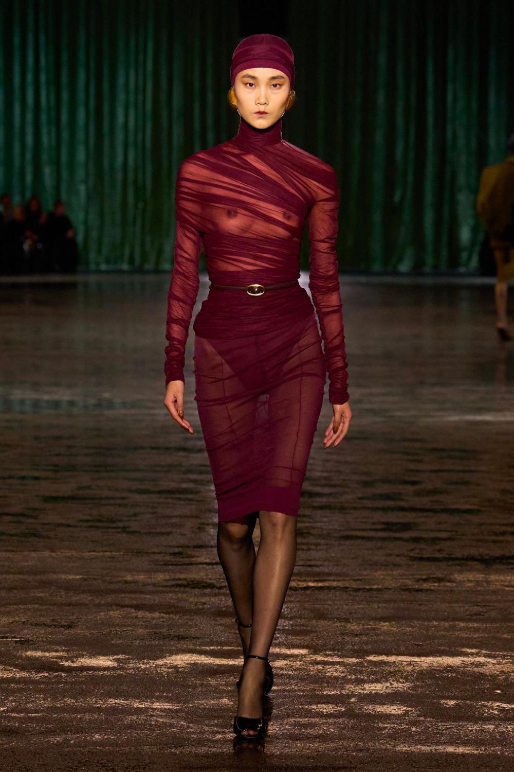 Antonioli SAINT LAURENT WOMAN RED SKIRTS