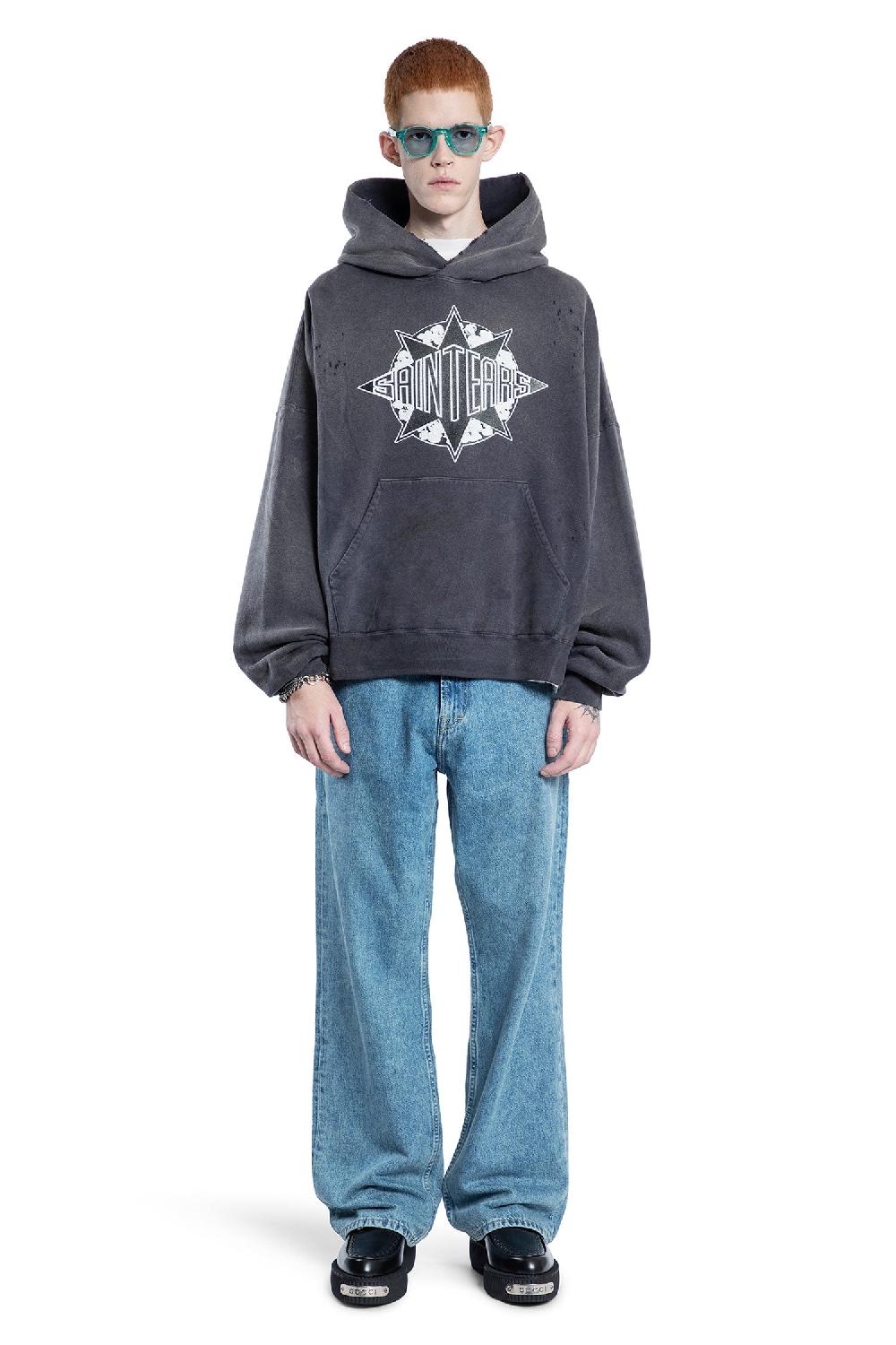 Antonioli SAINT MICHAEL MAN BLACK SWEATSHIRTS