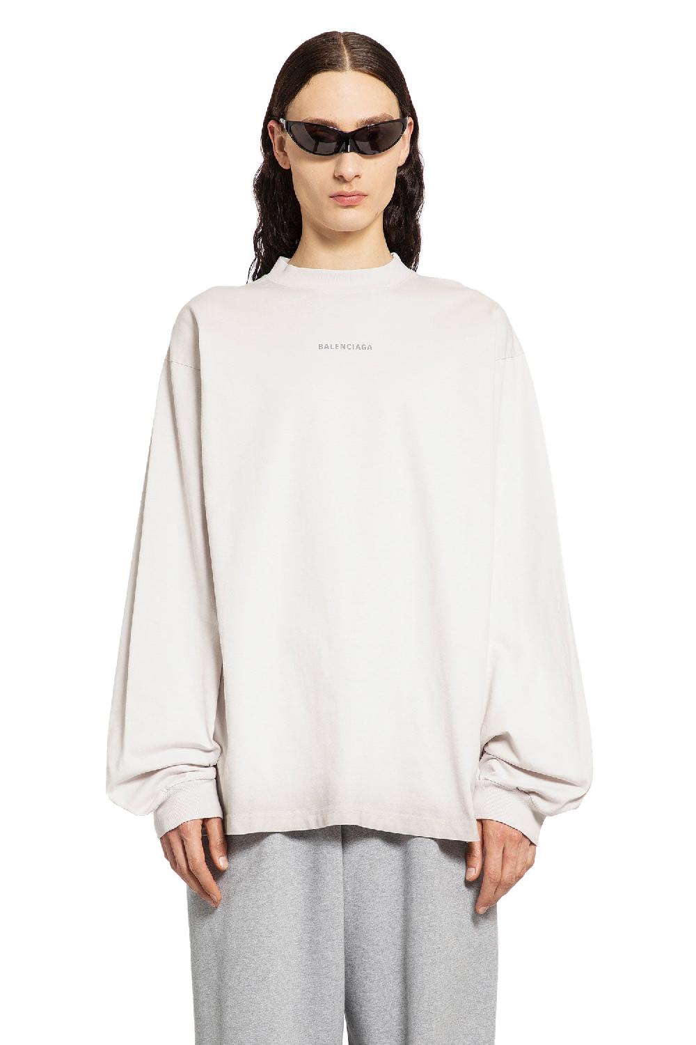 Antonioli BALENCIAGA MAN OFF-WHITE T-SHIRTS & TANK TOPS