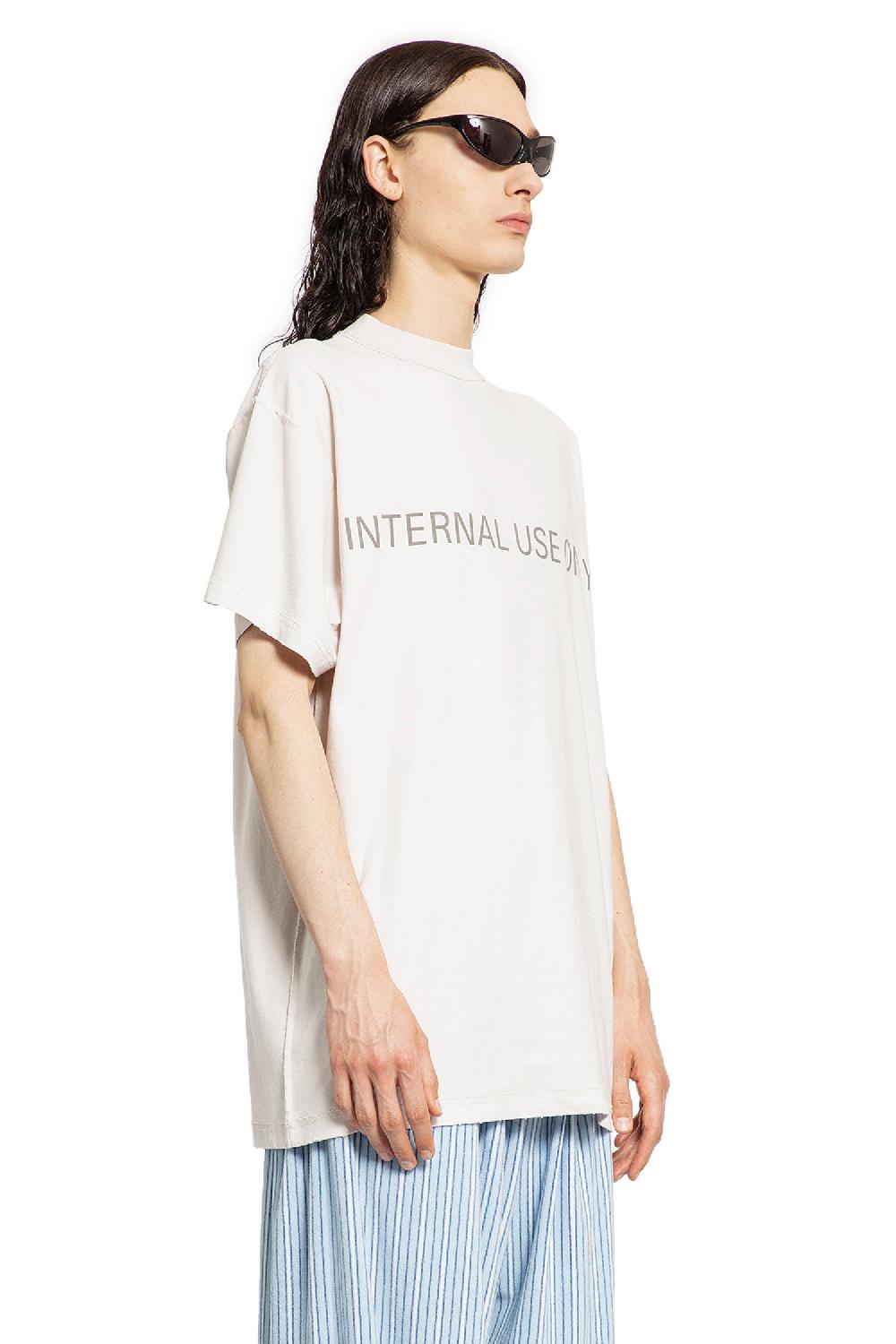 Antonioli BALENCIAGA MAN OFF-WHITE T-SHIRTS & TANK TOPS